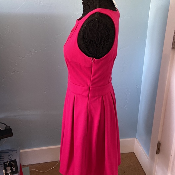 Lauren Conrad adorable bow front midi- size 10 - Picture 3 of 6